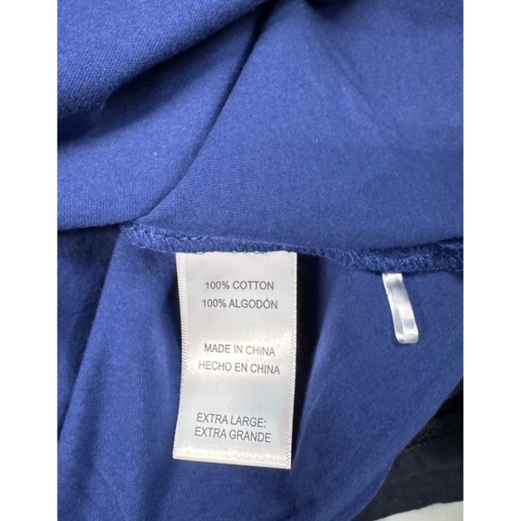 Carole Hochman Womens Plus Size XL Sleeveless Navy Blue V-Neck Tank Top - Picture 7 of 7